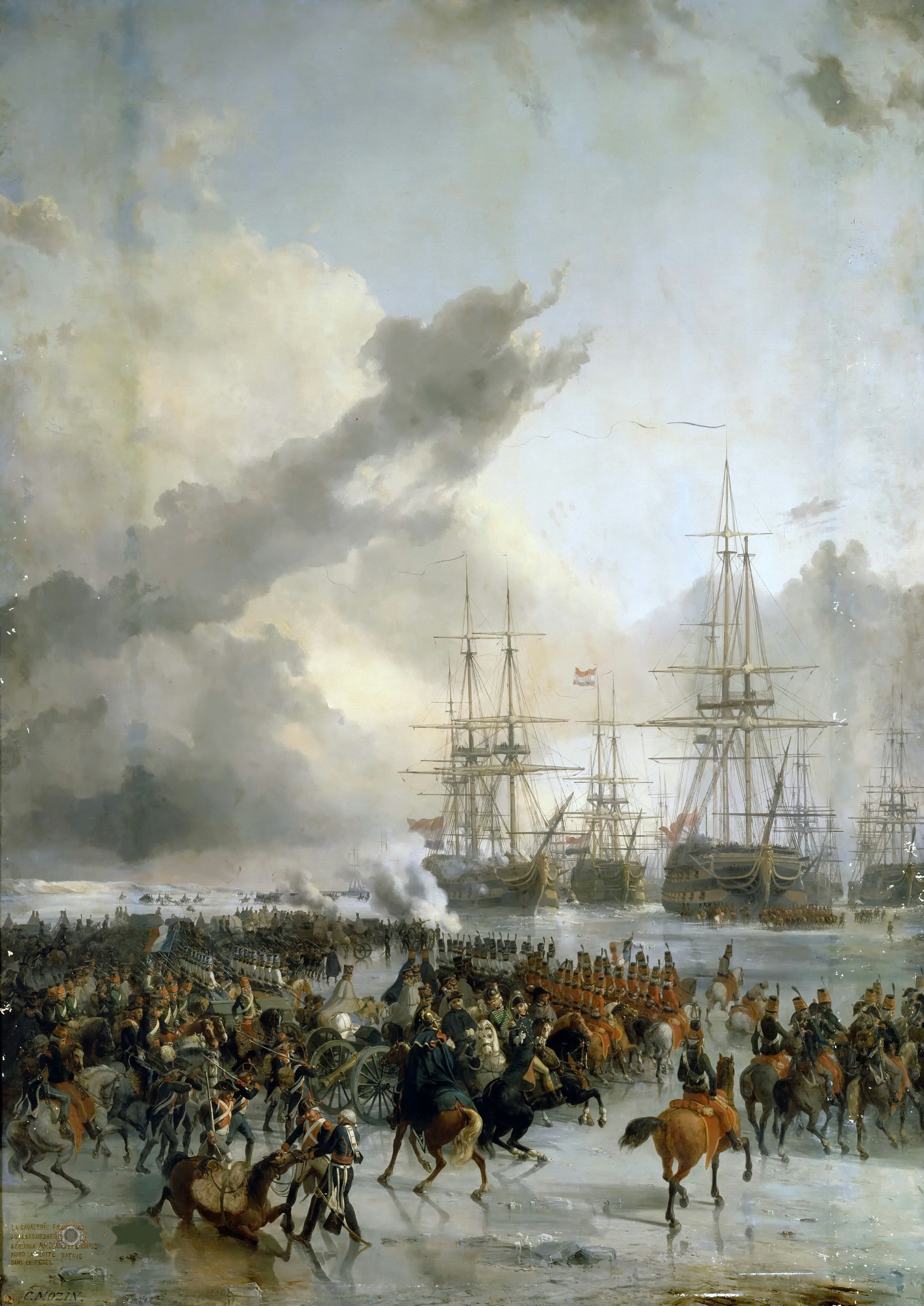 The Night French Cavalry Rode Across a Frozen Sea and Captured a Fleet - french-revolutionary-wars naval history
